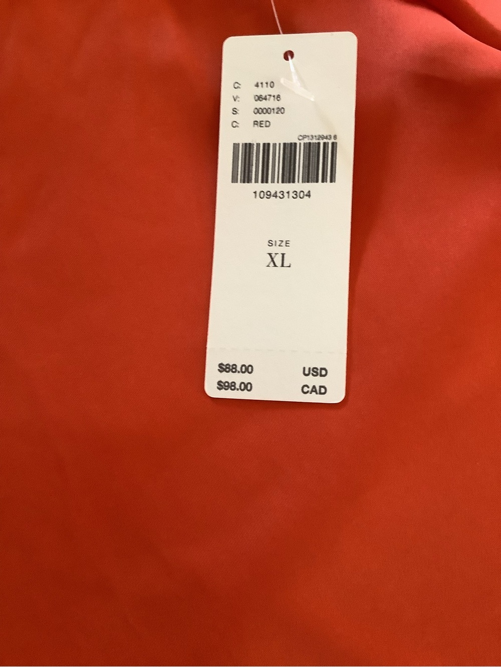 Anthropologie Jamie Orange Satin Halter-Neck by Maeve Sz. XL NWT - Picture 6 of 7